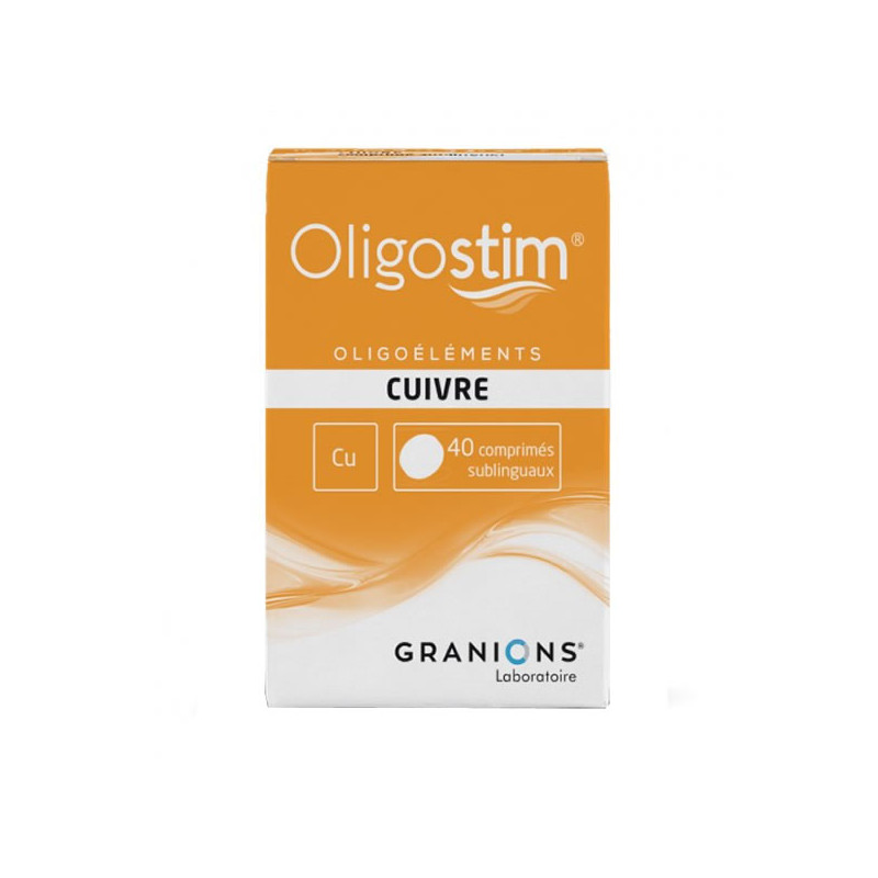 Granions Oligostim Cuivre 40 comprimés