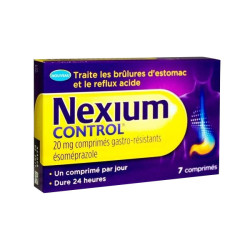 Nexium control brûlure d'estomac 7 comprimés