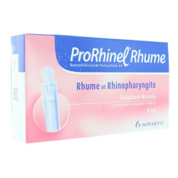 Prorhinel Rhume Solution Nasale 20 Récipients Unidose de 20ml