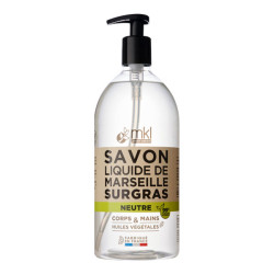 MKL Green Nature savon liquide de Marseille neutre surgras 1 L