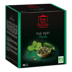 Thé de la Pagode Thé Vert à la Menthe 20 sachets
