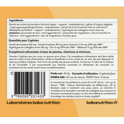 Baba Nutrition Beauté de la peau 60 gélules Ingrédients