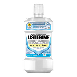 Listerine Soin Blancheur Bain de bouche goût plus léger 500ml