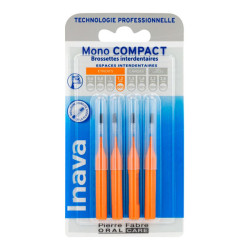 Inava 4 brossettes mono compact orange