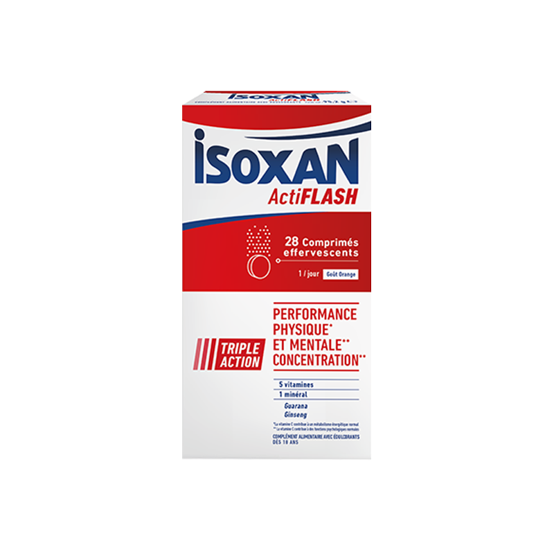 Isoxan ActiFlash 28 comprimés effervescents