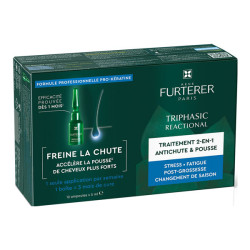 René Furterer Triphasic Reactional traitement anti-chute & pousse sérum 12x5ml