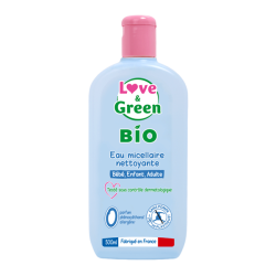 Love & Green eau micellaire nettoyante bio 500ml