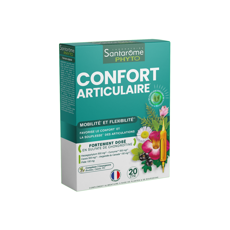 Santarome Phyto Confort Articulaire 20 ampoules x 10ml