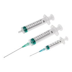 BD Emerald seringues avec aiguille 3x10ml