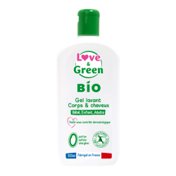 Love & Green gel lavant corps et cheveux bio 500ml